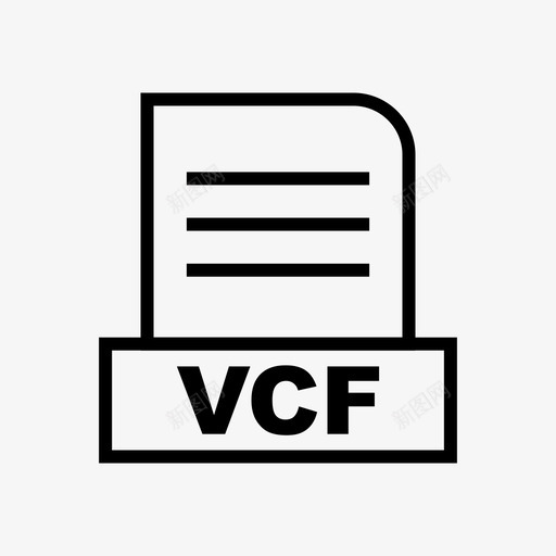 vcf文档文件svg_新图网 https://ixintu.com 格式 文件 文档