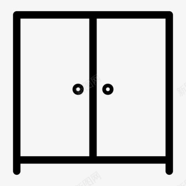 衣柜建筑物橱柜图标