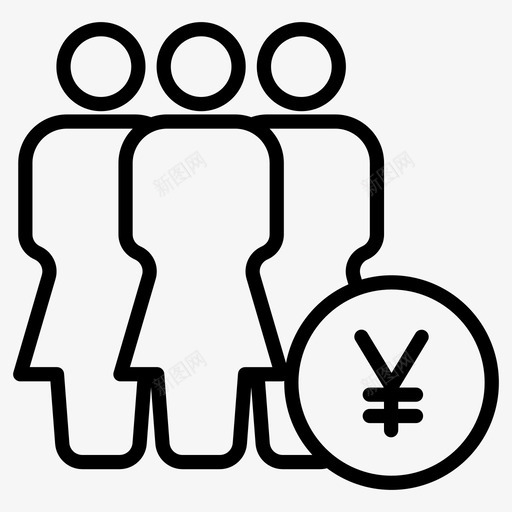 女性群体人svg_新图网 https://ixintu.com 女性 群体 日元 用户