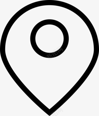 pin地理位置gps图标