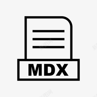 mdx文档文件图标