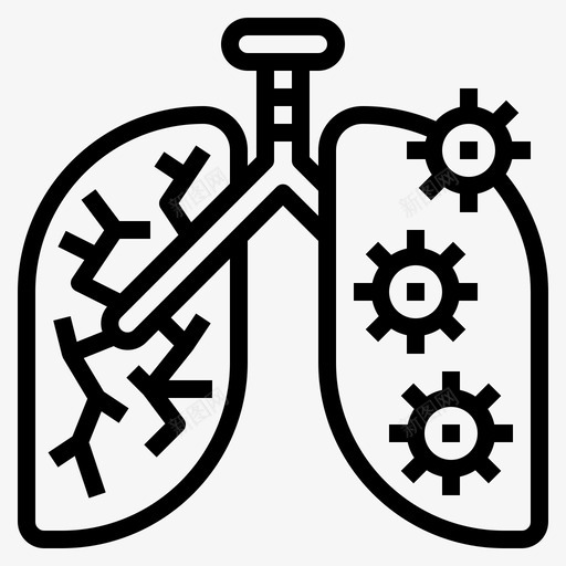 肺冠冠状病毒svg_新图网 https://ixintu.com 病毒 传播 肺冠 冠状 概述