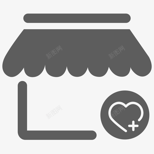 关注店铺svg_新图网 https://ixintu.com 关注 店铺