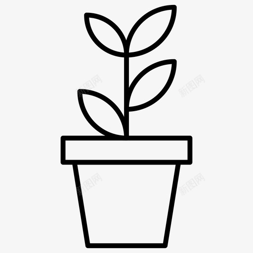 盆栽植物室内植物园艺种植svg_新图网 https://ixintu.com 植物 盆栽 室内 植物园 园艺 种植
