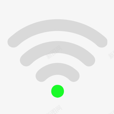 WIFI1格信号图标