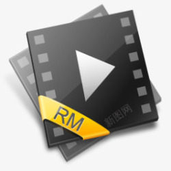 RM文件vista系统桌面图标RM视频文件图标透明高清图片