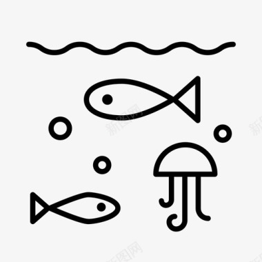 鱼动物捕鱼图标