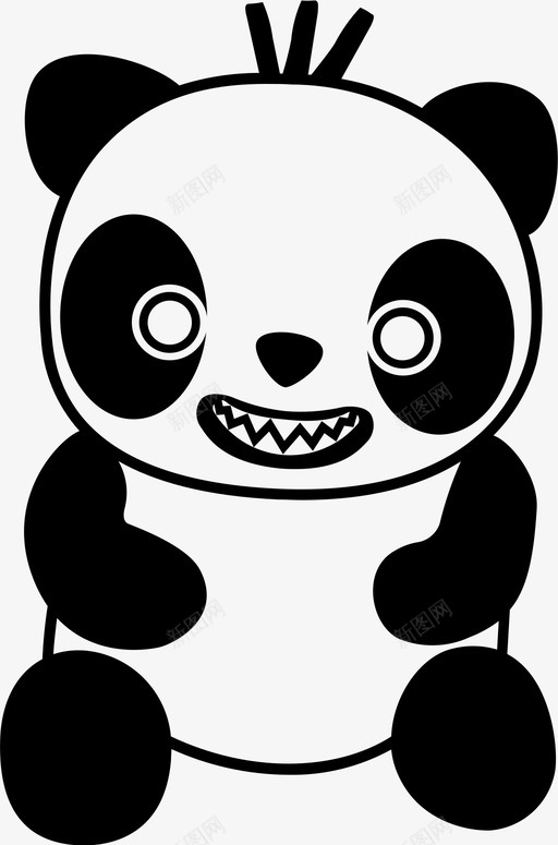 熊猫万圣节毛骨悚然的熊猫搞笑的svg_新图网 https://ixintu.com 熊猫 万圣节 毛骨悚然 搞笑 熊猫熊 猫熊