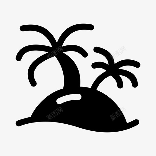 海滩椰树棕榈树svg_新图网 https://ixintu.com 海滩 椰树 棕榈树 摄影 对象 雕文