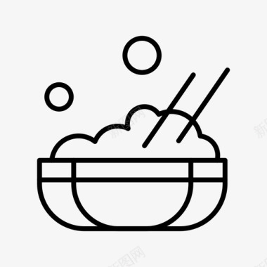 碗食物米饭图标