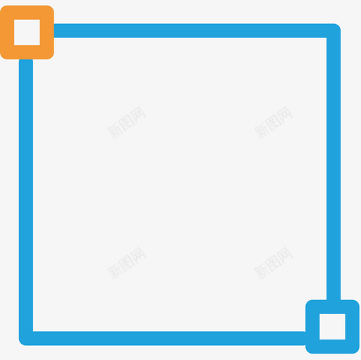 对角画矩形svg_新图网 https://ixintu.com 对角 矩形 操作 界面 图标