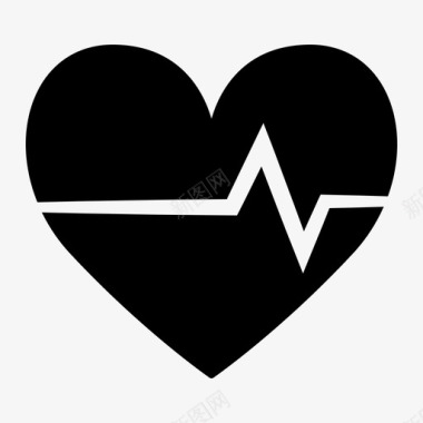 心脏监护仪护理心电图图标