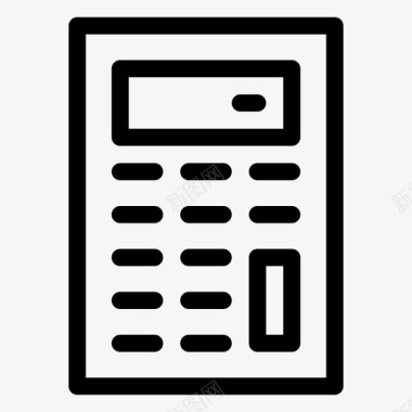 计算器会计电子图标