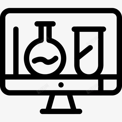 试管计算机科学svg_新图网 https://ixintu.com 试管 计算机 科学 电子计算机 在线教育