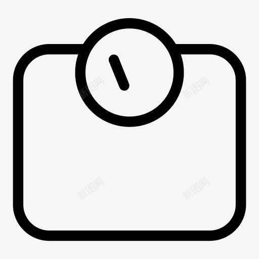 秤浴室工具svg_新图网 https://ixintu.com 浴室 工具 称重 重量 家里
