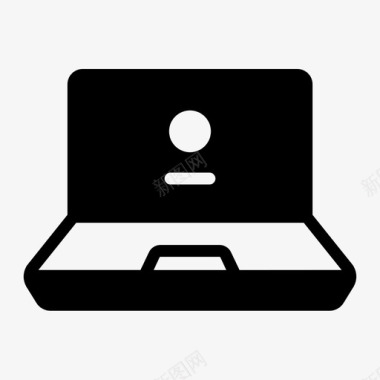 笔记本电脑台式电脑互联网图标