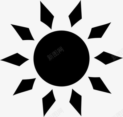 太阳能量热图标