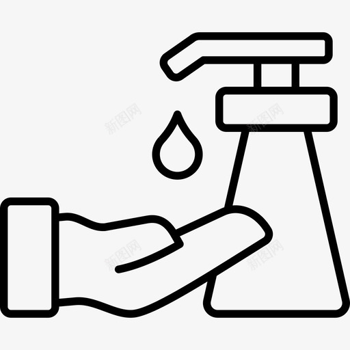 洗手清洁保健svg_新图网 https://ixintu.com 洗手 清洁 保健