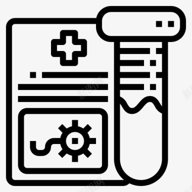 医学冠状病毒冠状病毒19图标