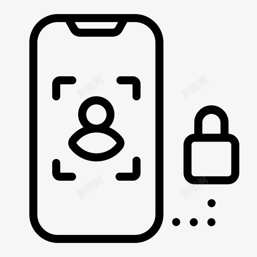 人脸识别互联网解锁svg_新图网 https://ixintu.com 人脸 识别 互联网 解锁 联网