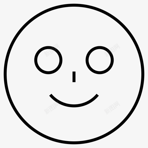 微笑笑脸开心svg_新图网 https://ixintu.com 笑脸 微笑 开心 表情 犀利