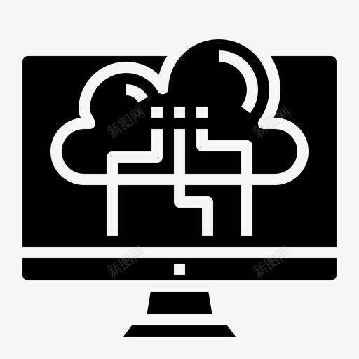 云系统分析大svg_新图网 https://ixintu.com 数据 系统 系统分析 大比 比特 大数