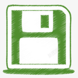 绿色拉丝图标图标素材