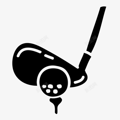 高尔夫球设备高尔夫球棒svg_新图网 https://ixintu.com 运动 高尔夫球 设备 高尔夫 球棒 图标 实心
