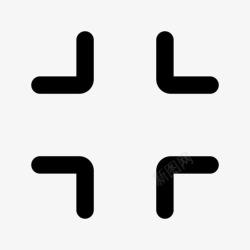 取消全屏icon取消全屏高清图片
