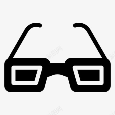 太阳镜3d眼镜图标