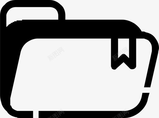 文件夹文档文件svg_新图网 https://ixintu.com 文件夹 文档 文件 文件管理器 书签 图标