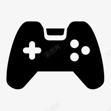 模拟棒游戏控制台游戏控制器图标