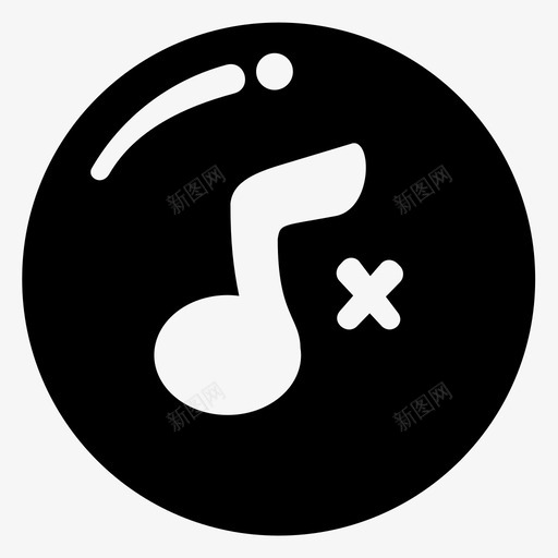 音乐关闭声音游戏按钮svg_新图网 https://ixintu.com 音乐 关闭 声音 游戏 按钮