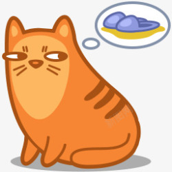 懒猫萌猫图标图标素材