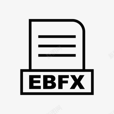 ebfx文档文件图标