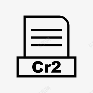 cr2文档文件图标
