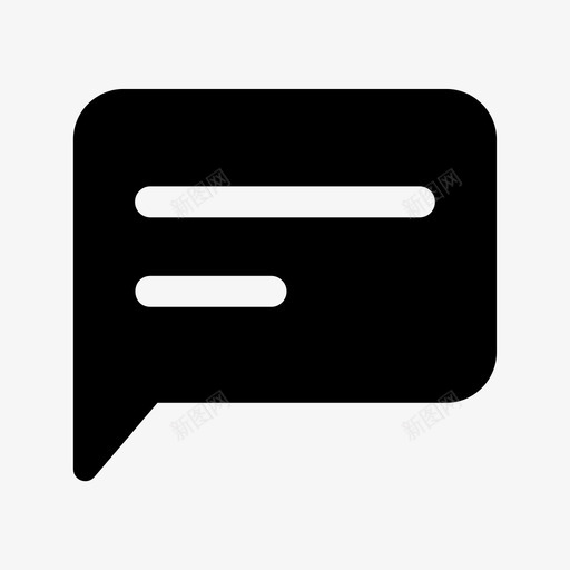 消息文本消息联系人图示符svg_新图网 https://ixintu.com 消息 文本 联系人 图示