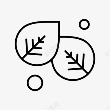 叶子食物线图标