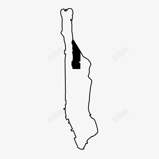 哈莱姆曼哈顿社区svg_新图网 https://ixintu.com 纽约 哈莱姆 莱姆 曼哈顿 社区 住宅区 地图