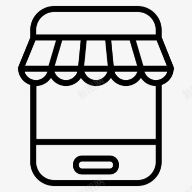 手机购物网上市场网上商店图标
