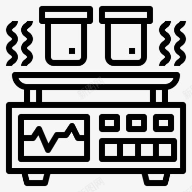 摇床生物化学实验室图标