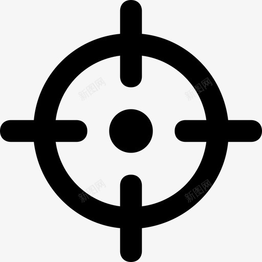目标瞄准十字线svg_新图网 https://ixintu.com 目标 瞄准 十字 标记 范围 通用 用图 标线