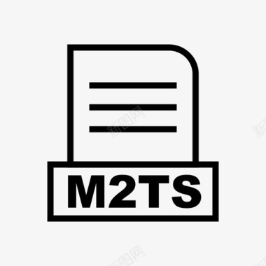 m2ts文档文件图标