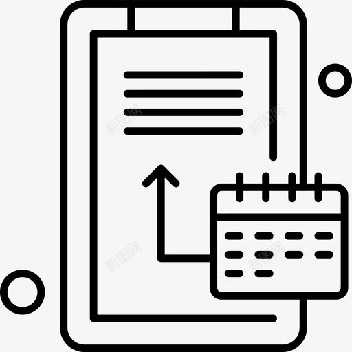 日历数据分析日期svg_新图网 https://ixintu.com 数据分析 日历 日期