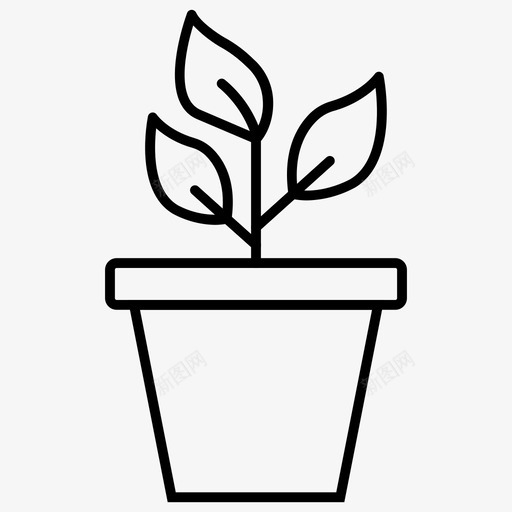 盆栽植物室内植物园艺种植svg_新图网 https://ixintu.com 植物 盆栽 室内 植物园 园艺 种植