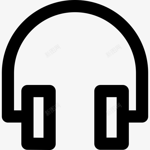 耳机通用接口图标svg_新图网 https://ixintu.com 耳机 通用 接口 图标