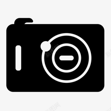 相机摄影袖珍相机图标
