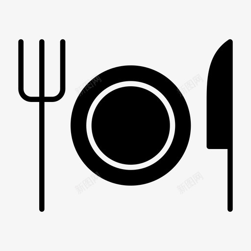 吃菜厨房用具svg_新图网 https://ixintu.com 吃菜 厨房用具 盘子 餐馆 庆祝 铭文