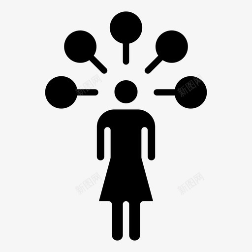 简介沟通联系svg_新图网 https://ixintu.com 简介 沟通 联系 女性 网络 技能 用户
