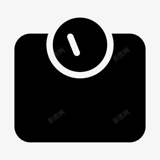 秤浴室工具svg_新图网 https://ixintu.com 浴室 工具 称重 重量 在家 填充